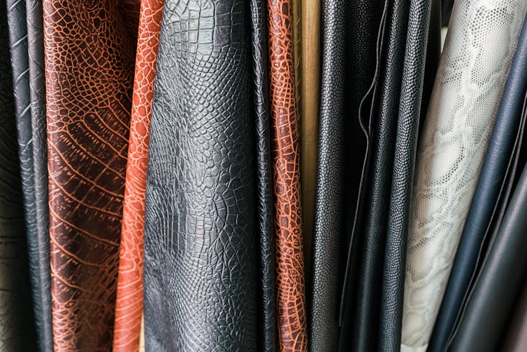 plastic vegan leather materials